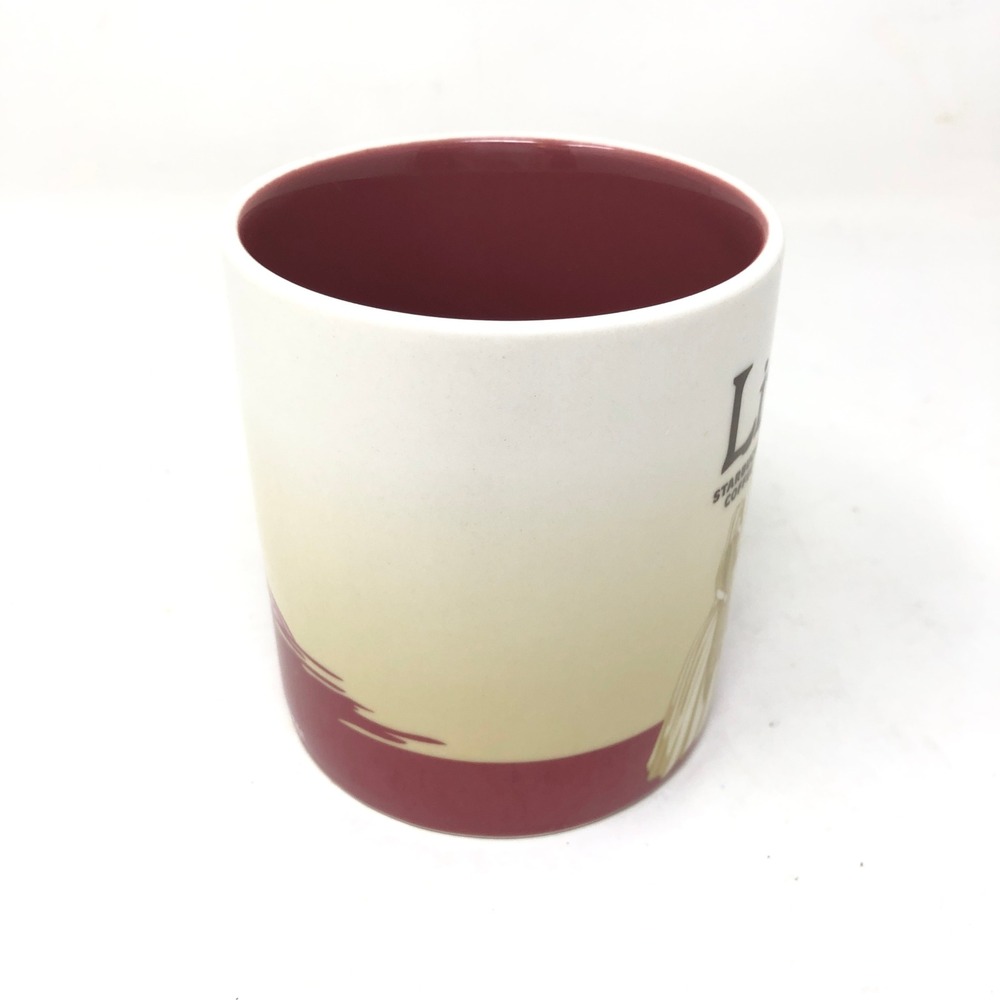 Starbucks 16oz Mug Lima Peru Global Icon Series Red Cream City Souvenir - Picture 2 of 7